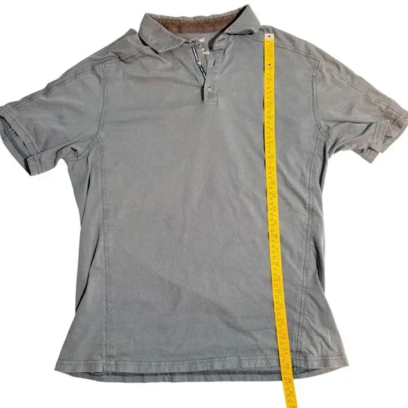 Kuhl Wayfarer Polo (Wild fibre) - Teal - Large (Style 7242) - Picture 6 of 8